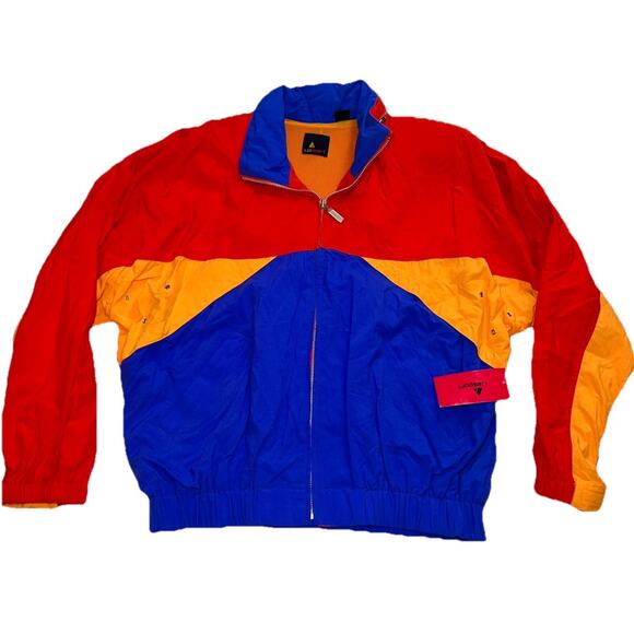 Liz Sport Windbreaker Jacket Women's Size Small Color lock 80s Packable Hood NWT - Picture 1 of 16